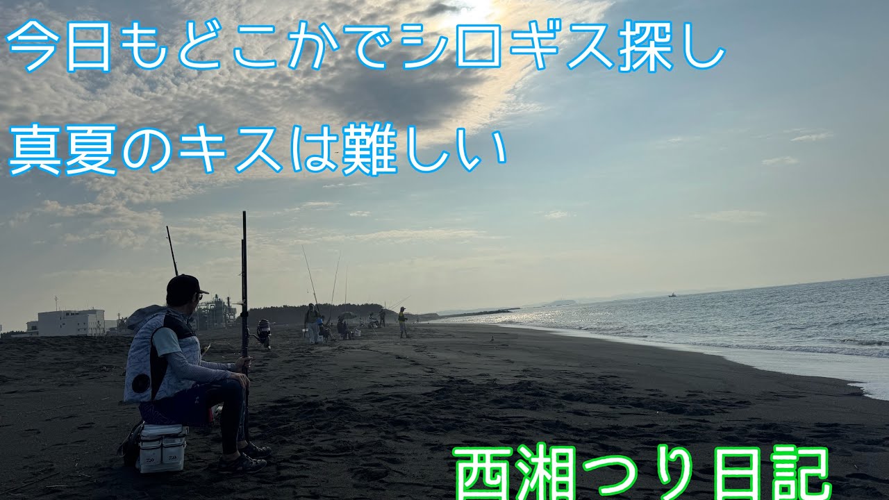 湘南　西湘どこが釣れるかな？　シロギス投げ釣り　No.８１