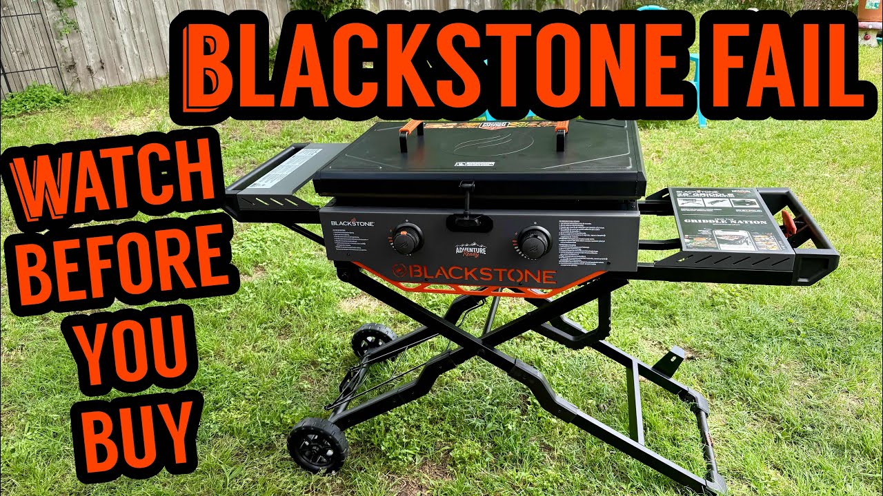FAIL Blackstone 28&rdquo; GRIDDLE Adventure Ready Flexfold Legs / Assembly Problems We Returned.