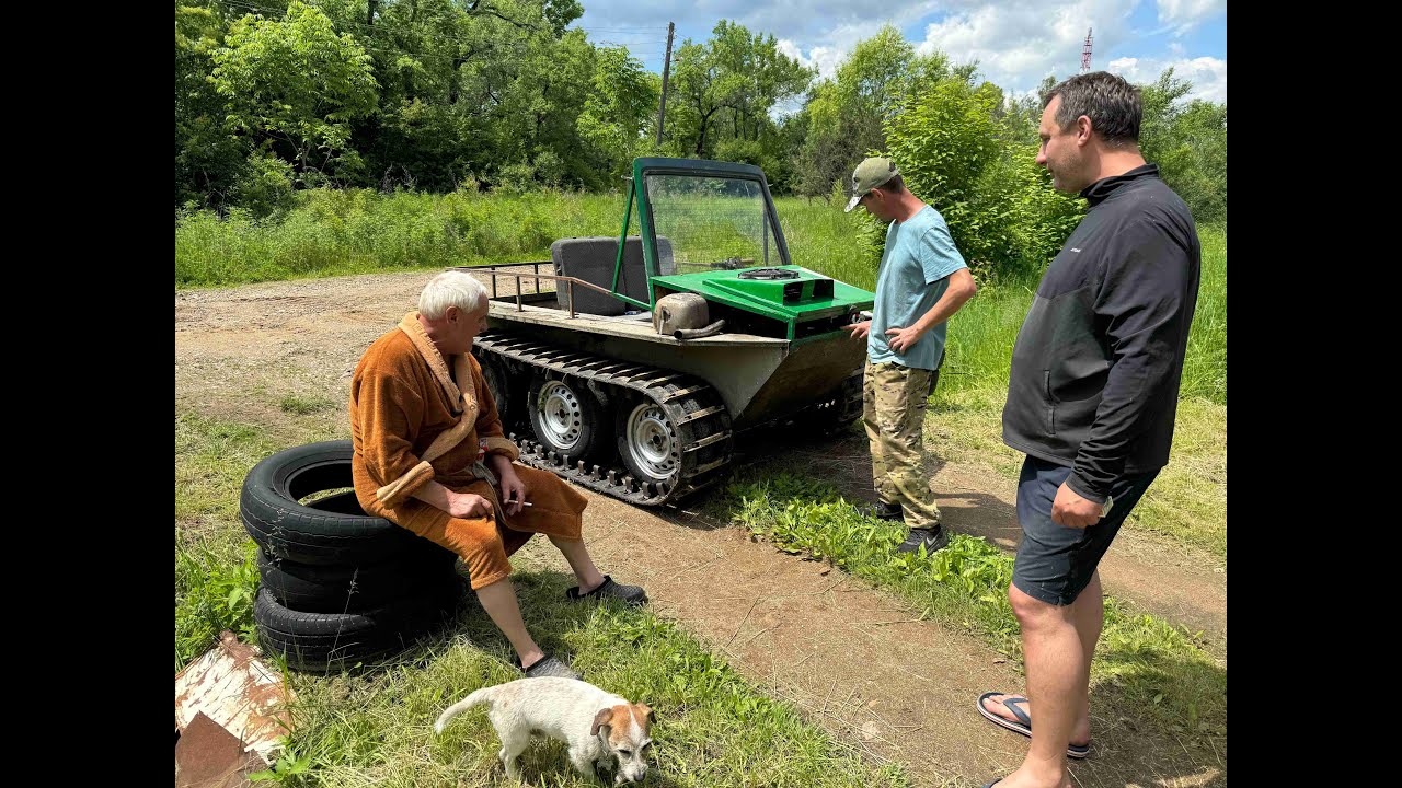 RUSSIAN SWAMP SLAYER HOMEMADE TRACKED VEHICLE