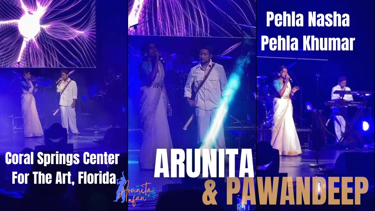 Pehla Nasha Pehla Khumar by Arunita & Pawandeep live in concert in Coral Springs, Florida