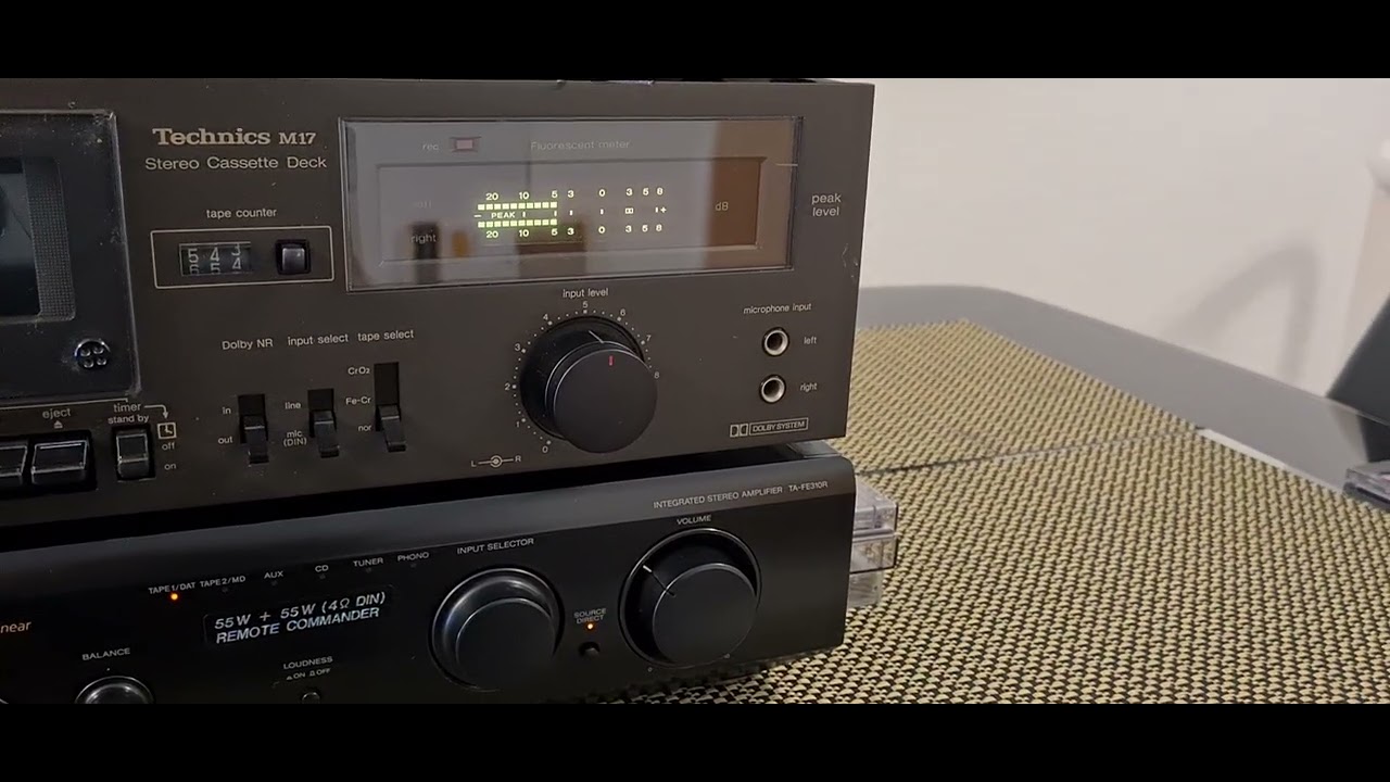Sony TA-FE310R + Technics  M17+ Technics  RS-B28R 