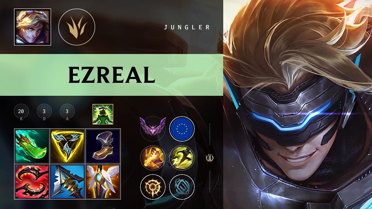 Ezreal Jungle vs Lee Sin - EUW Master Patch 26.08
