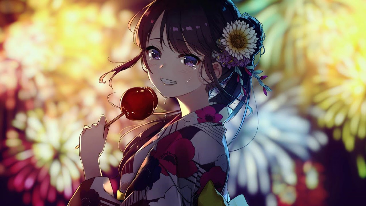 「Nightcore」→ 心似煙火- (Lyrics)