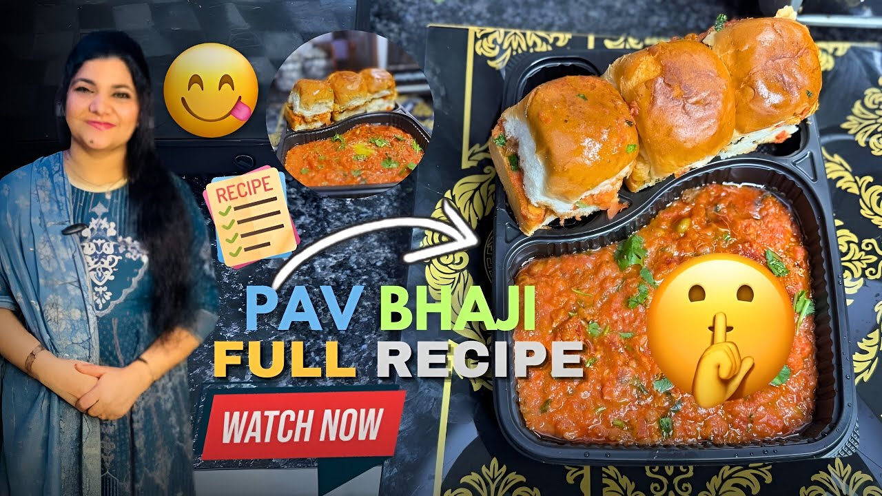 “Ghar Ki Banayi Pav Bhaji, Taste 5⭐ Hotel Jaisa 😋”How To cook Pav Bhaji
