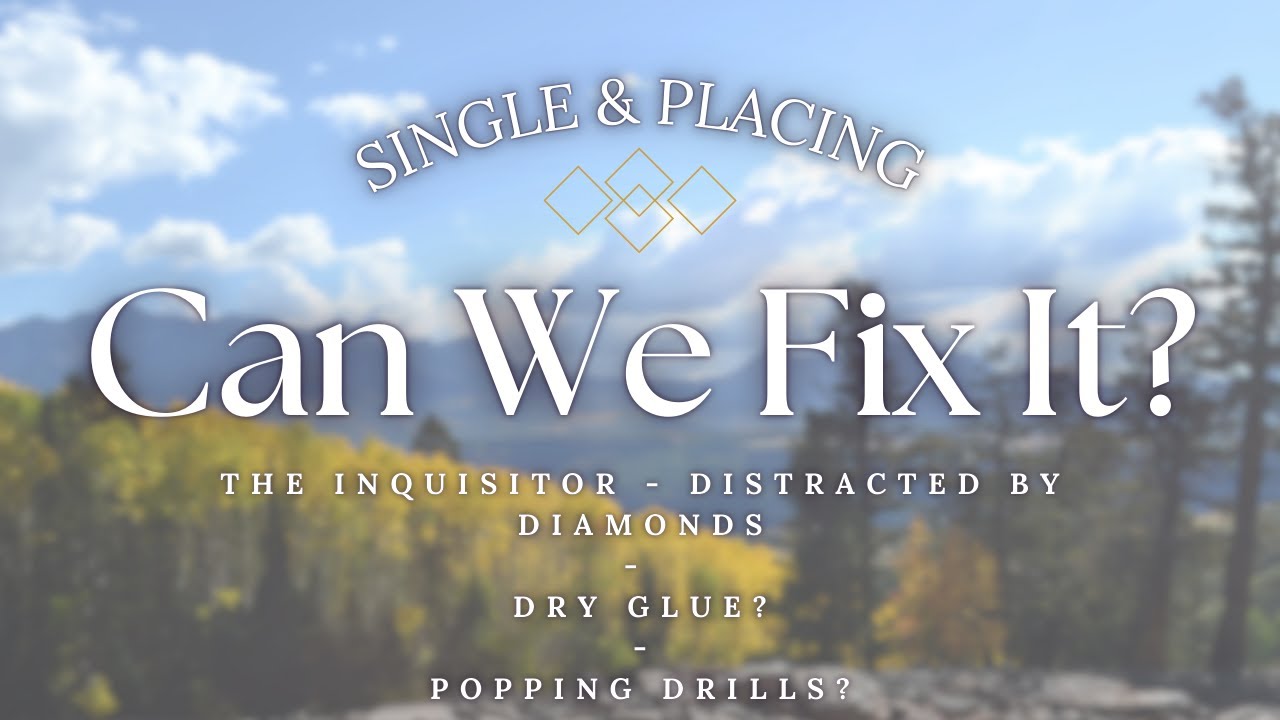 Can We Fix It? - Trying To Work With Dry Glue And Popping Drills #diamondpainting #crafting
