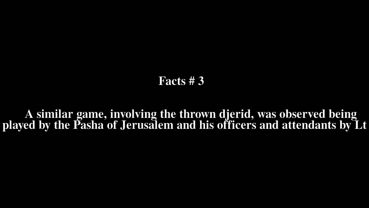 Djerid (weapon) Top # 5 Facts