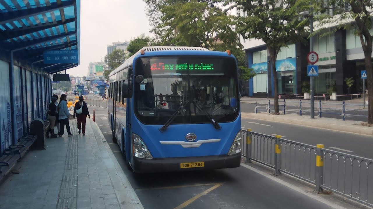 Farewell Ride - Tuyến 45 (Samco City H.68 CNG) đi từ Trạm TC Hàm Nghi về BX.Miền Đông