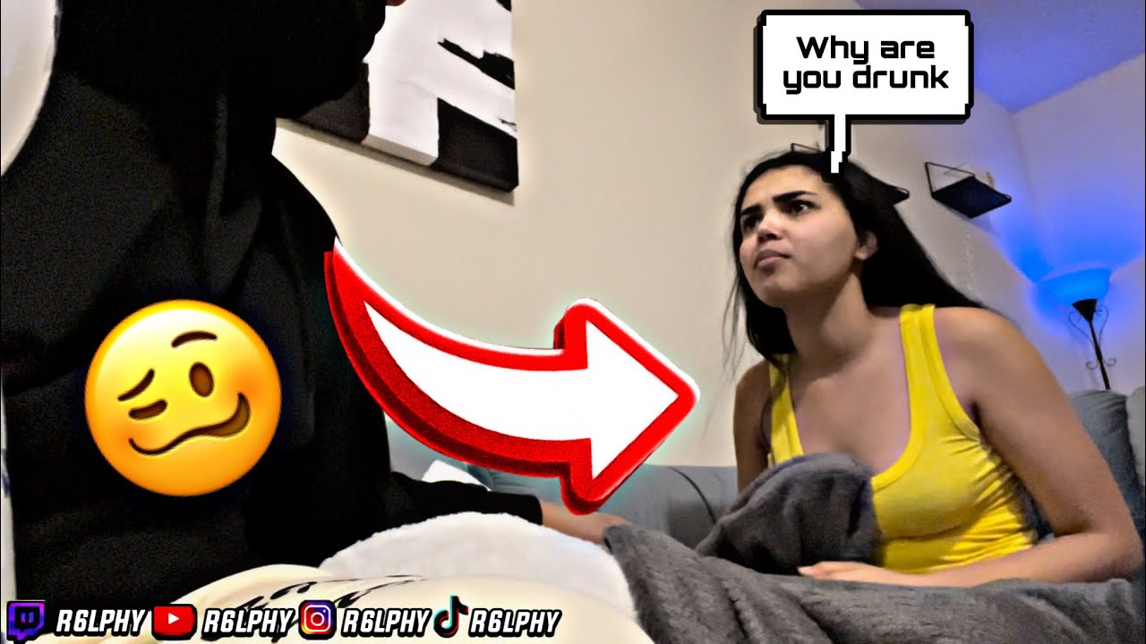 Coming Home “DRUNK” To See Latina Girlfriend’s Reaction 😳🥴