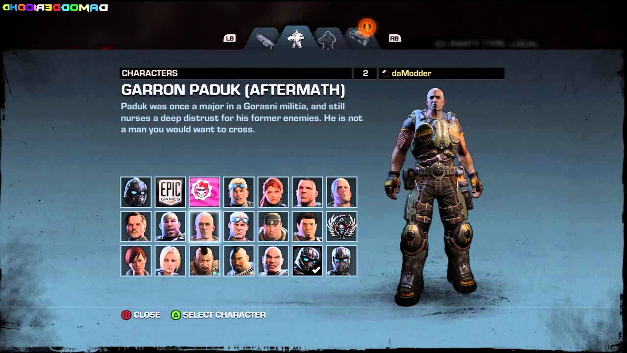 Gears Of War Judgment All Characters Unlocked!