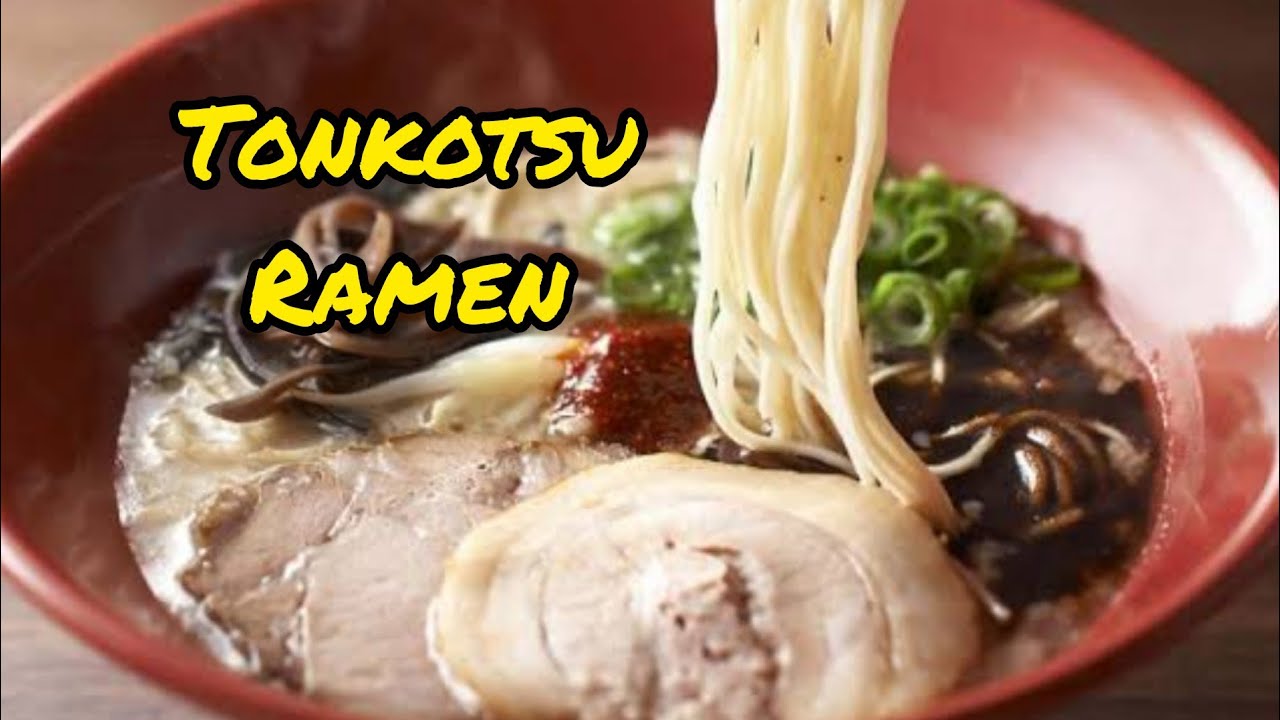 Como hacer tonkotsu ramen.
