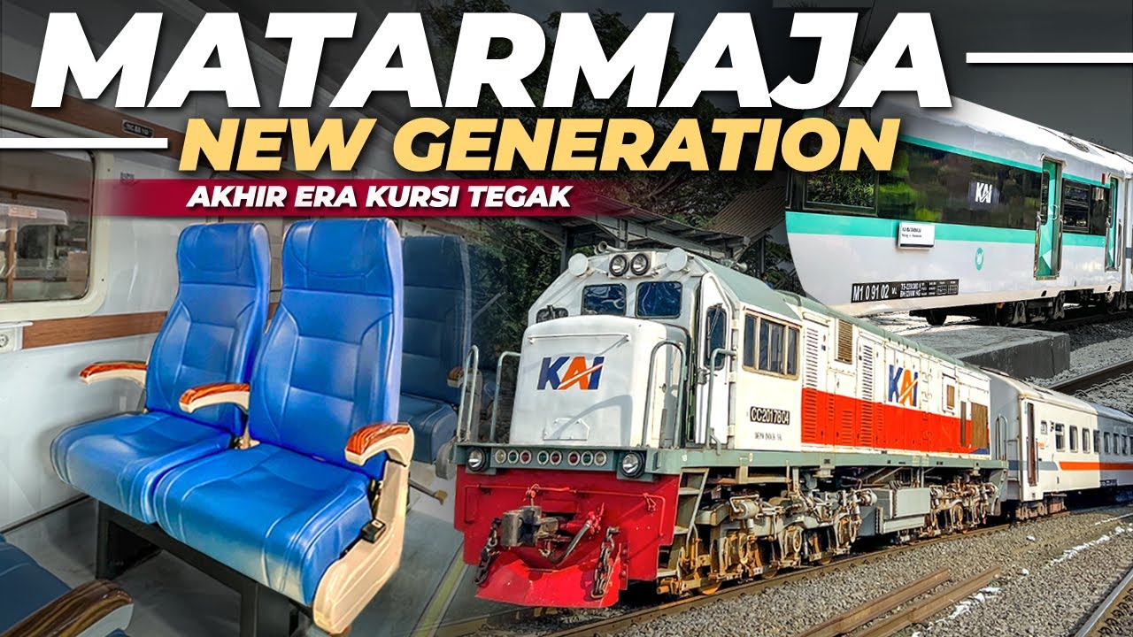 AKHIR DARI KURSI TEGAK ADU DENGKUL ‼️ MATARMAJA MAKIN NYAMAN !! Trip KA Matarmaja New Generation
