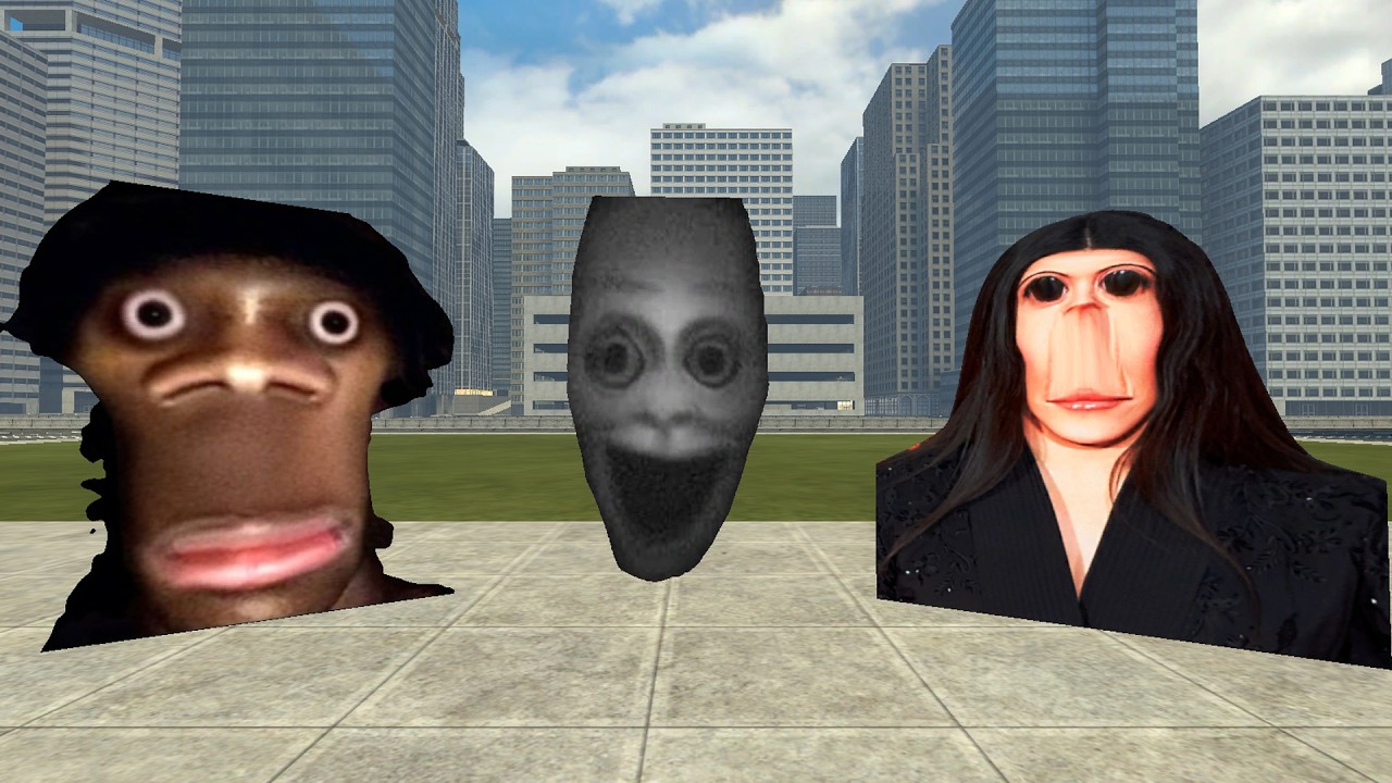 Obunga, Kuchisake Onna And Tomino Nextbot Gmod