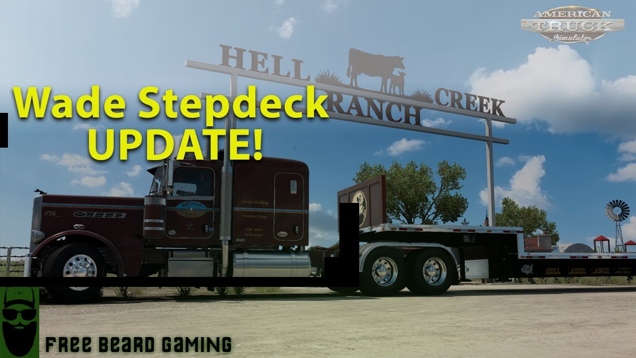 Pizzster’s Wade Stepdeck Update Just Dropped | Let’s See The Cargoes! | American Truck Simulator