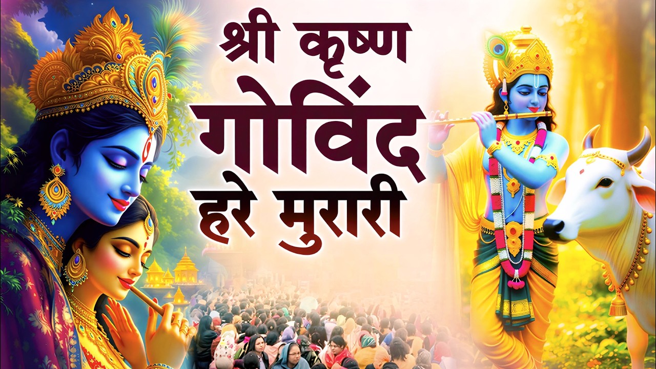 श्री कृष्णा गोविंद हरे मुरारी | SHRI KRISHNA GOVIND HARE MURARI | KRISHNA BHAJAN 2026
