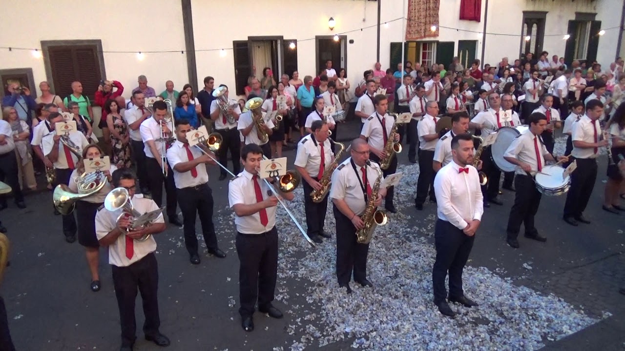 Filarmónica Aliança dos Prazeres na Procissão de Sant'Ana nas Furnas 2019 parte 17