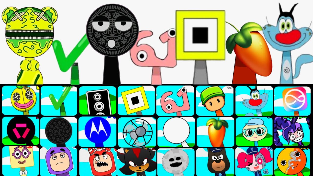 My Sprunki OC Bindle Boogie Wrongside Outimals from Checkmark Game.Phase 1 to Phase 2 Past 26 
