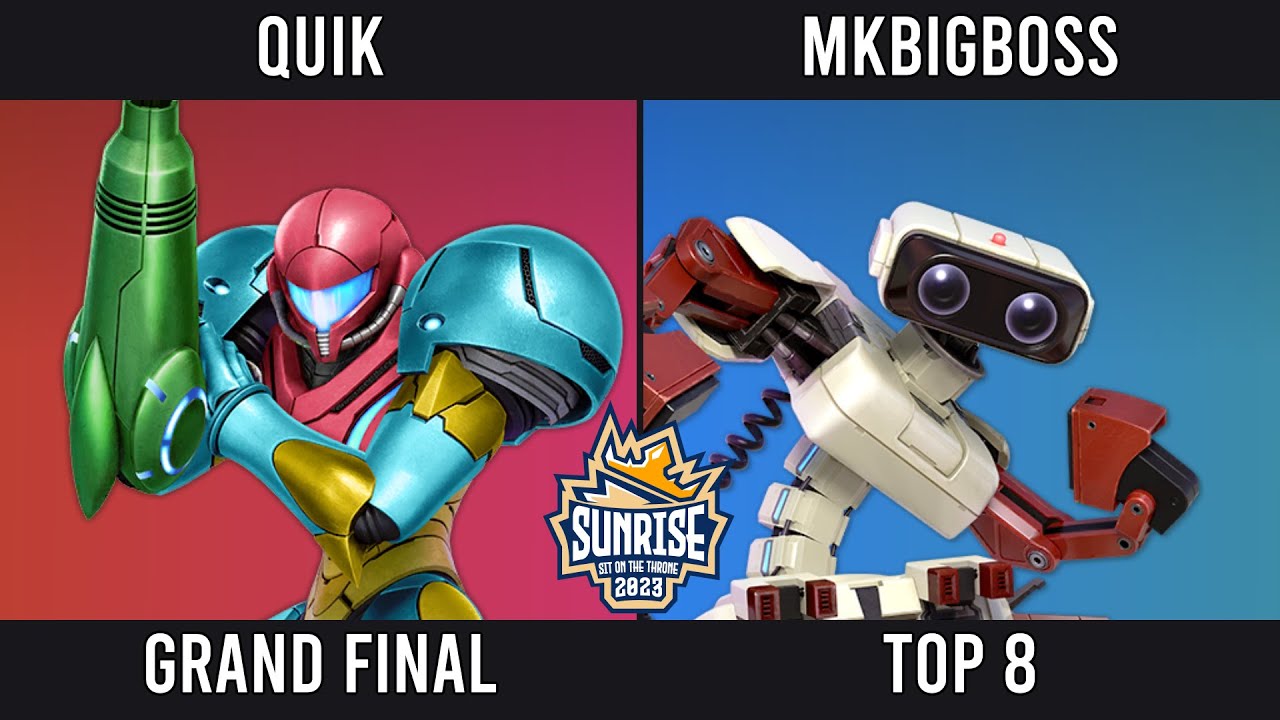 Sunrise Grand Finals: Quik (Samus) Vs CS3/A0R| MKBigBoss (R.O.B)