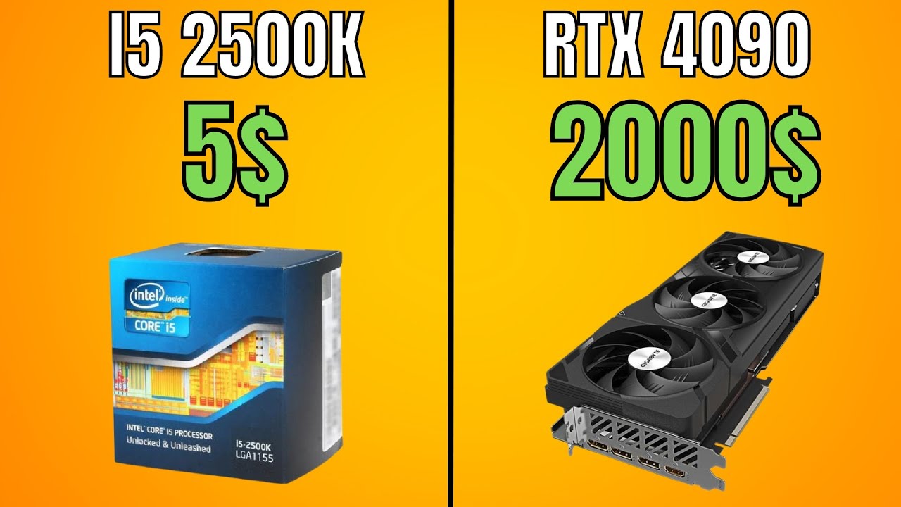 Can an 13-Year-Old I5 2500K Handle an RTX 4090 in Modern Games at 4K Ultra?