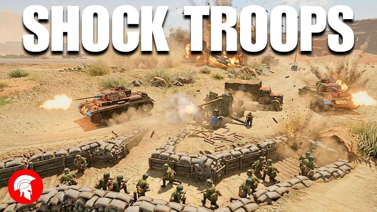 Italian Shock Troops are Tough! - 3vs3 - Afrikakorps - Company of Heroes 3