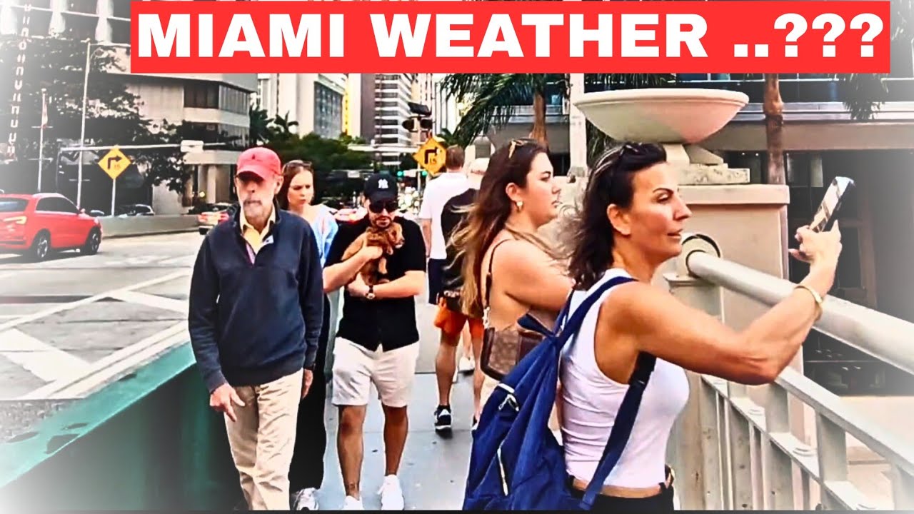 WALKING ON  BRICKELL BRIDGE | MIAMI JOURNEY BROADWALK..
