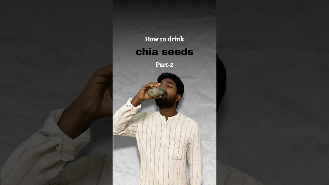How to consume chia seeds #chiaseeds #recipe #telugu