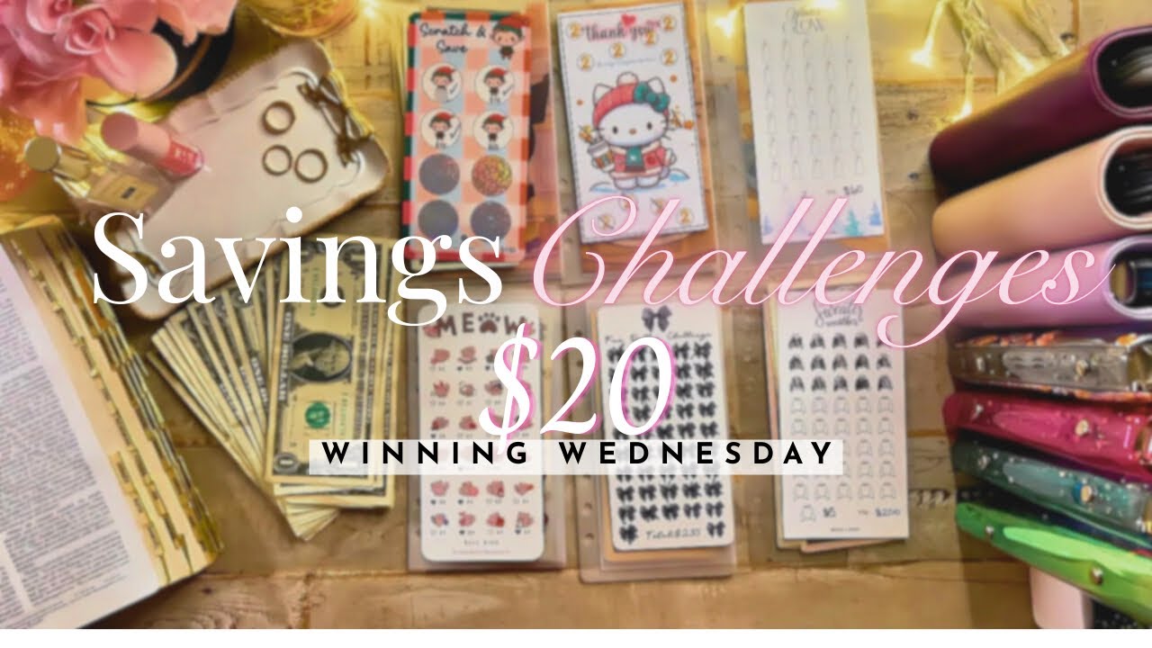 ☁️ $20 | SAVINGS CHALLENGES #cashbudgeter #savingschallenges #cashenvelopes #financialfreedom 