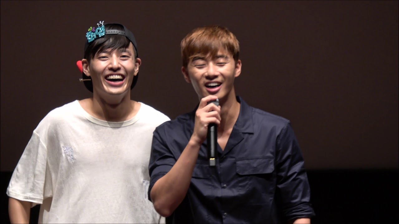 박서준X강하늘 청년경찰 무대인사(170812 롯데시네마 월드타워 종영)