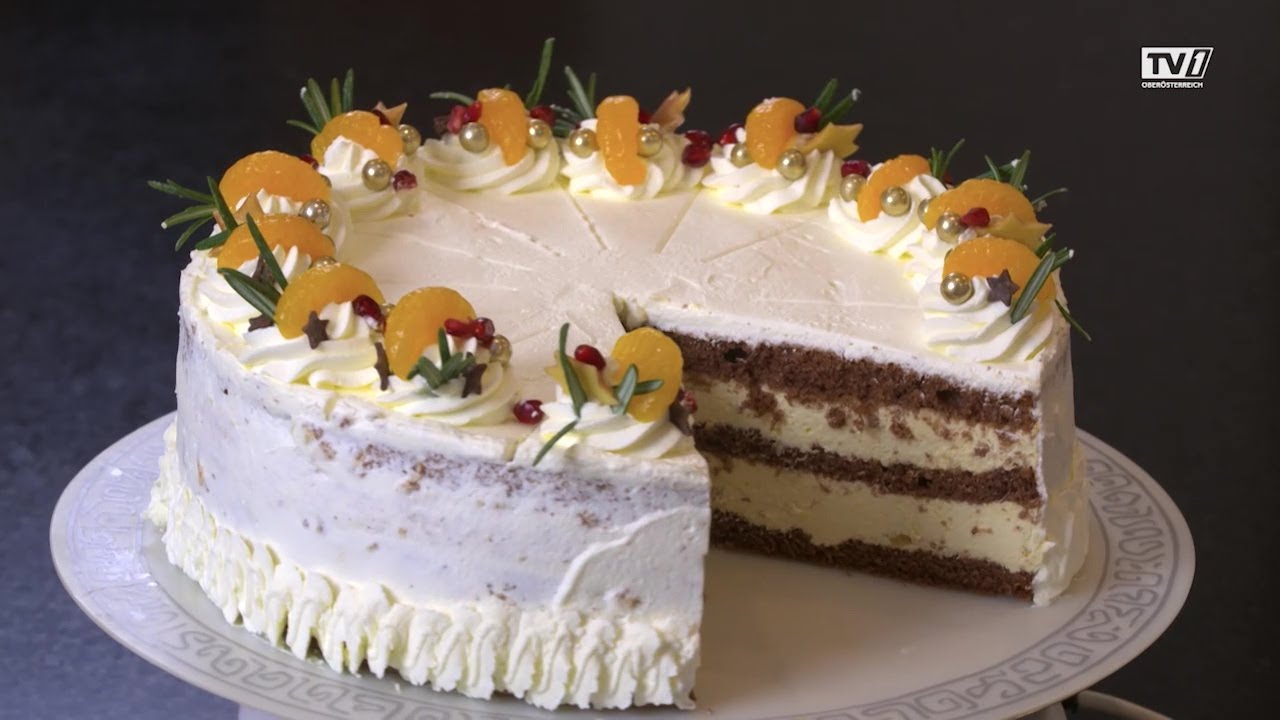 Orangen-Spekulatius-Torte