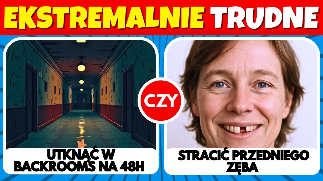 Co byś Wolał? ⚠️ EKSTREMALNIE TRUDNE WYBORY🤔 | Ponad 40 TRUDNYCH pytań!
