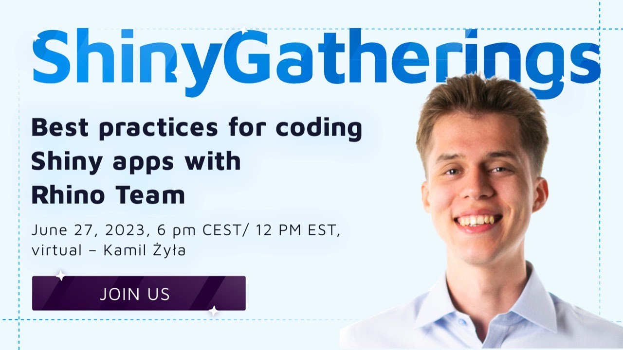Best practices for coding Shiny apps with Rhino Team