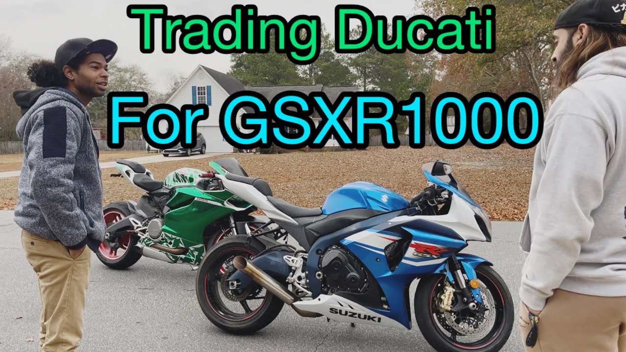 Trading my other Ducati for a 2013 GSXR1000 