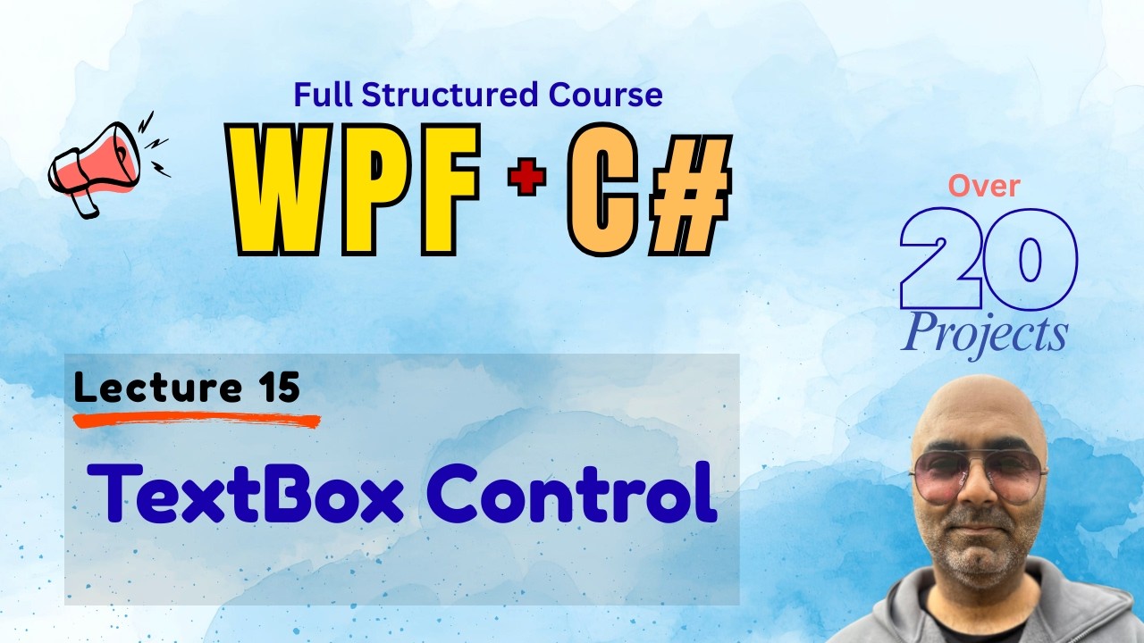 TextBox Control In WPF | WPF Course for Beginners
