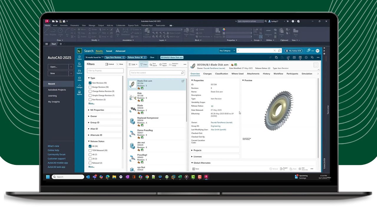 How Teamcenter Integrates with AutoCAD TCAA for Smarter PLM - Tutorial - PROLIM Tech Talks