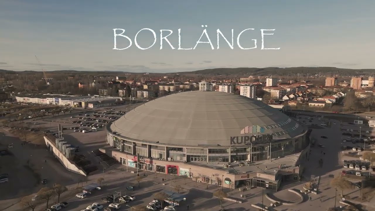 Borlänge, the center of Sweden? Romme Alpin, great ski alp, in 4K
