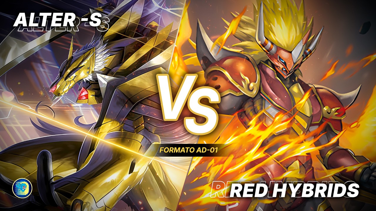 &iexcl;Omnimon Alter-S vs Red Hybrids! DigimonTCG AD01