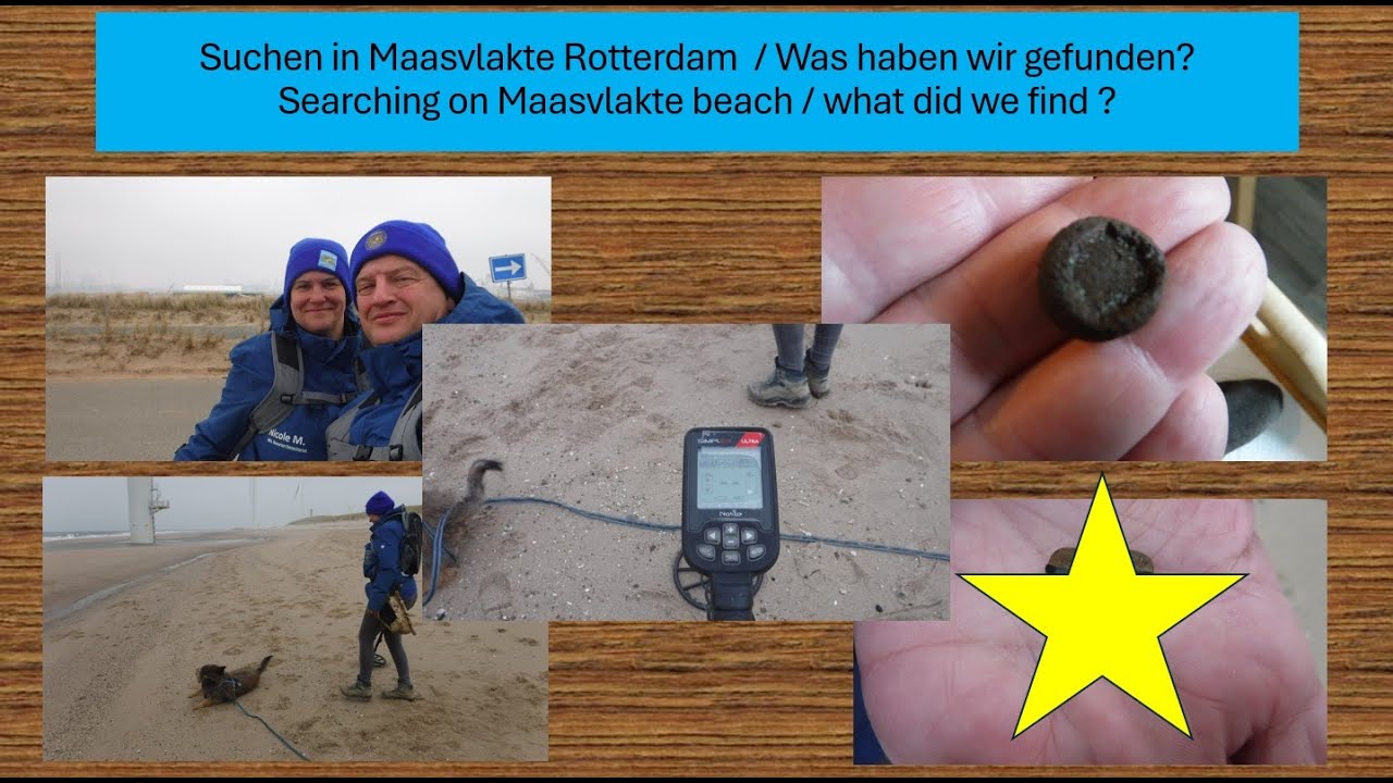 #Maasvlakte Rotterdam Sondeln + #Fossilien  Suche mit  The Bavarian Detectorist 2025 Part 1034