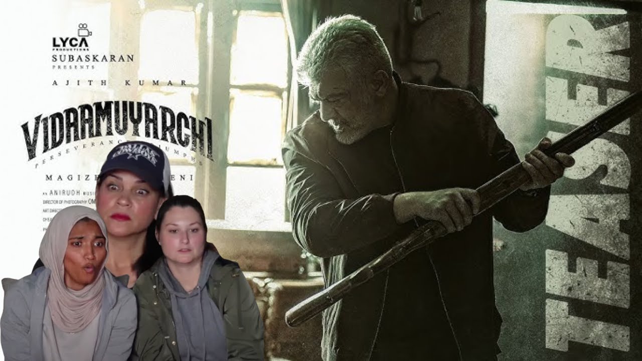 Americans' react to Vidaamuyarchi Teaser | Ajith Kumar | Trisha | Arjun | Magizh Thirumeni| Anirudh|