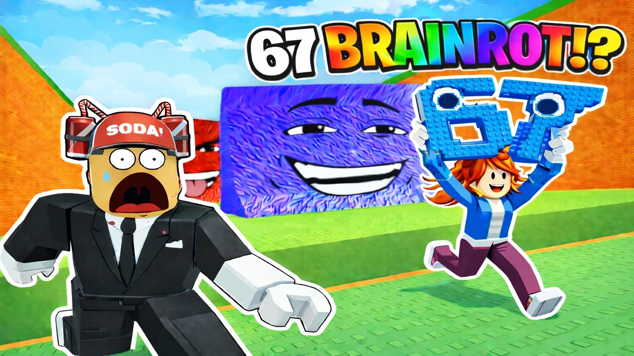 I OUTRAN A BRAINROT TSUNAMI IN ROBLOX.. (It Was INSANE)
