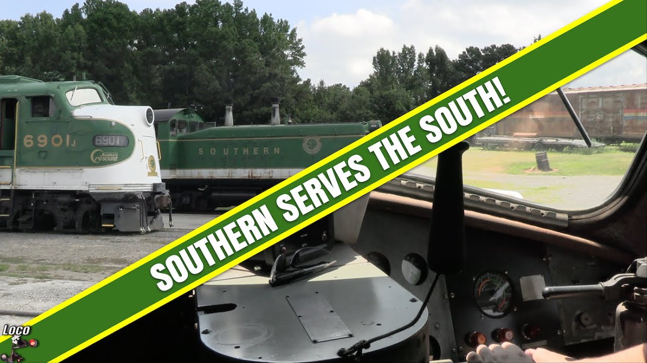 Vintage Southern E8A & SW7! Cab Ride, Train Race, and More Fun at the Southeastern Railway Museum