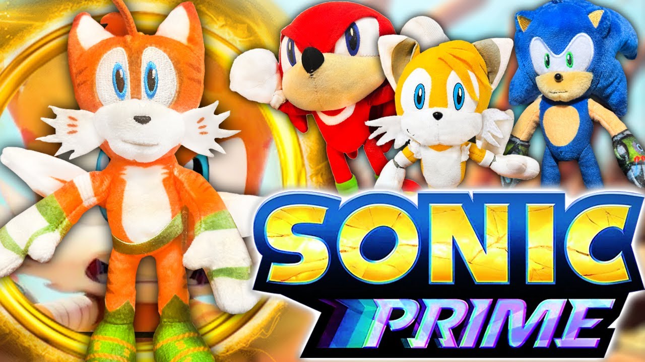 SuperSonicBlake: Sonic Meets Mangey Tails! (Sonic Prime Plush)
