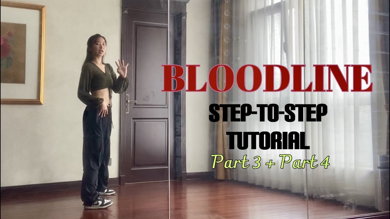[Step-to-Step Tutorial] TWICE x KIEL TUTIN - 'Bloodline' Mirrored Explanation with Counts Part 3 + 4