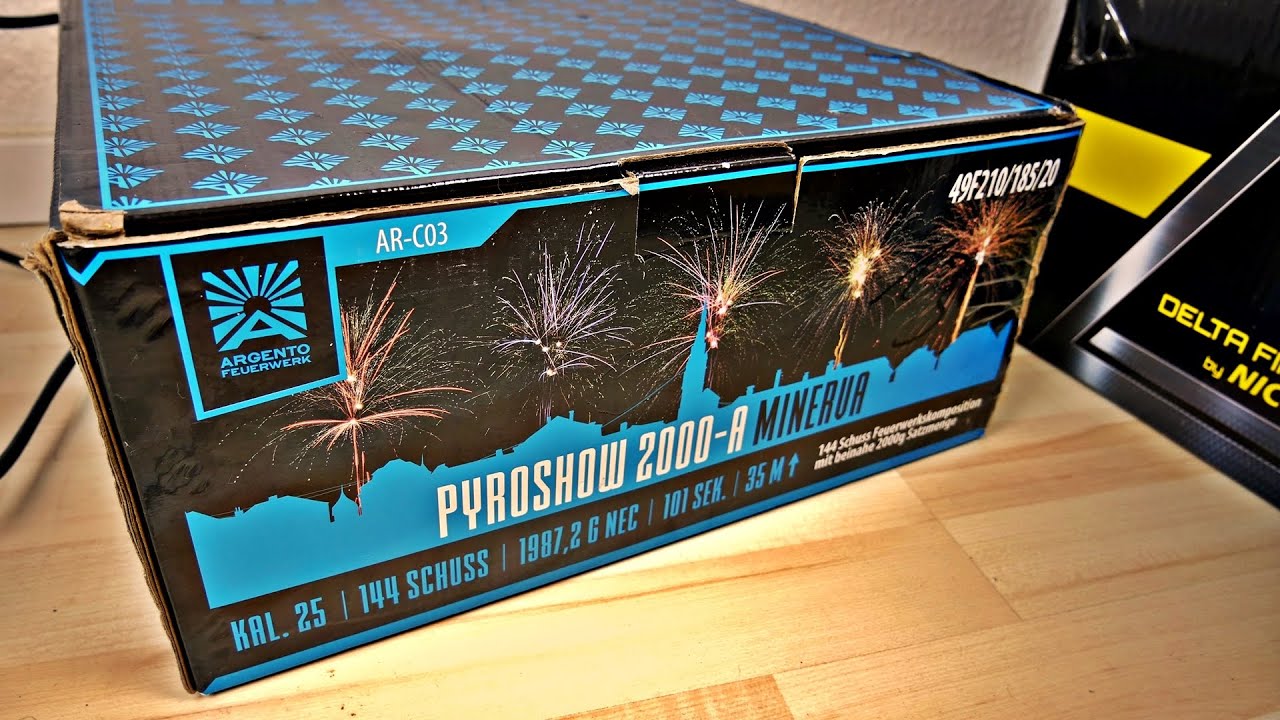 Argento - Pyroshow 2000-A Minerva Verbund | Absolute TOP Neuheit 2021! | SparklingFireworks