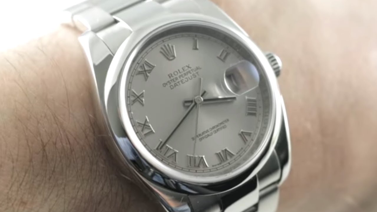 Rolex Datejust 36mm Domed Bezel (116200) Luxury Watch Review
