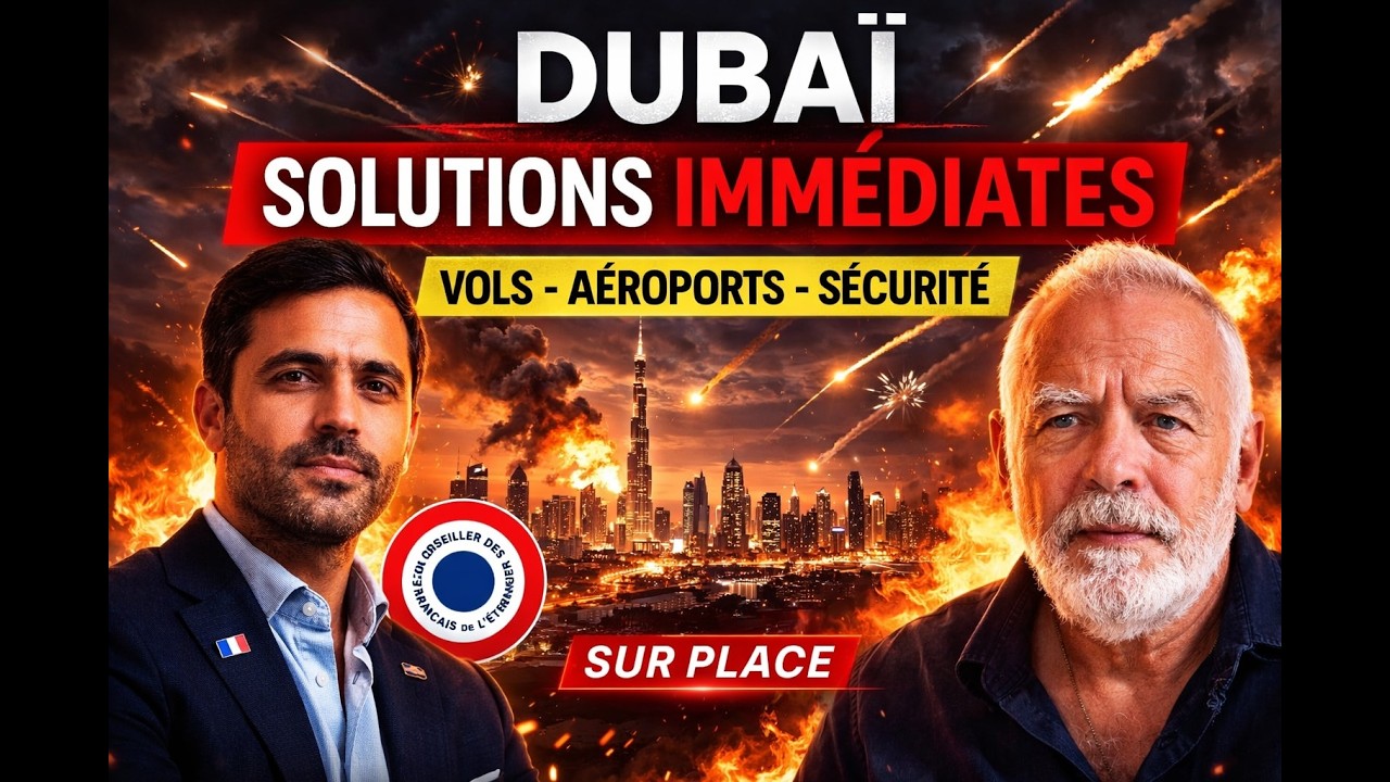 🔴 Que se passe-t-il à Dubaï ? Les réponses d’un conseiller consulaire +  Comment joindre vos proches