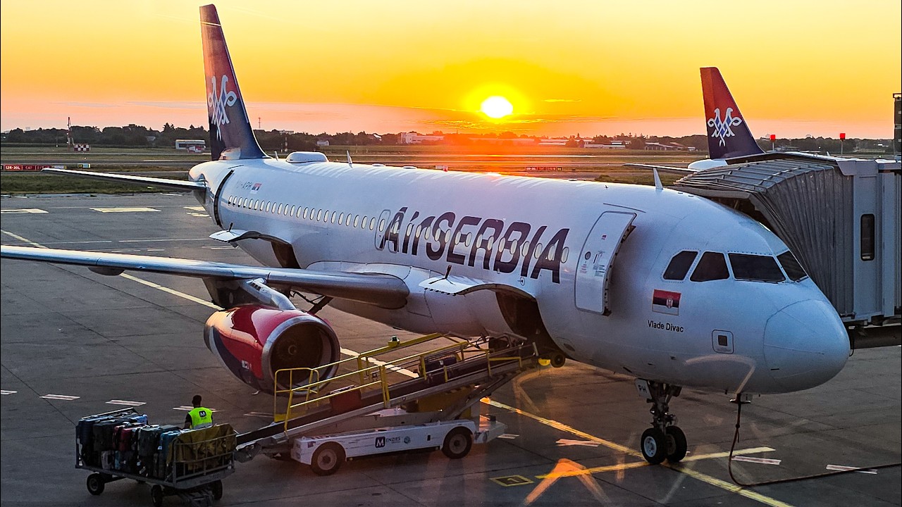 Belgrade Airport Terminal PLANE SPOTTING