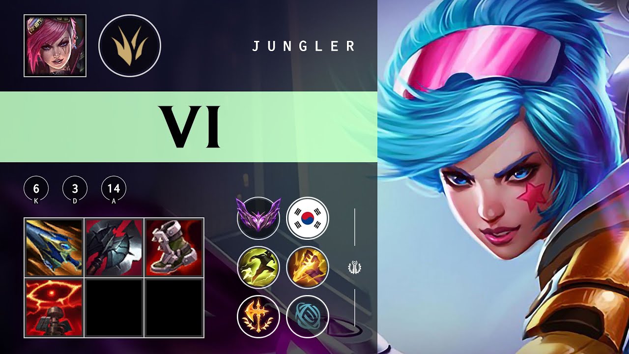 Vi Jungle vs Lee Sin - KR Master Patch 25.24