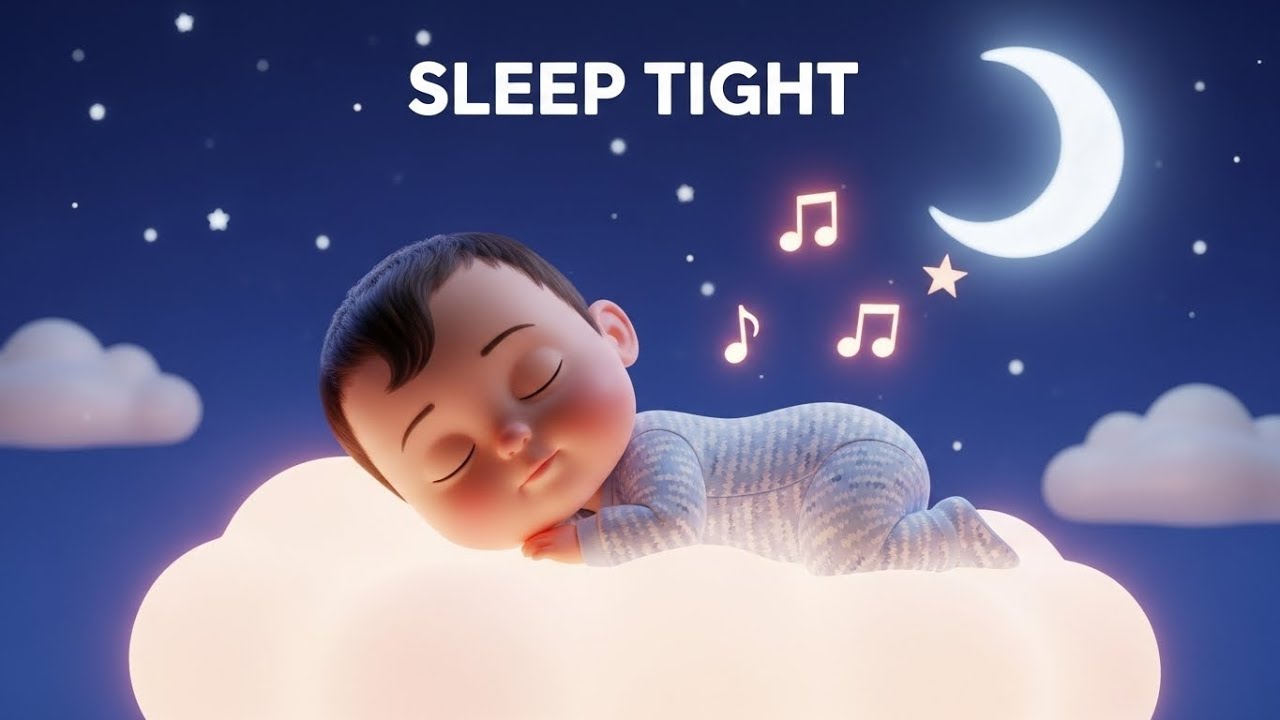 Relaxing Baby Sleep Sounds 🌙 Calm Night and Soft Piano Lullaby