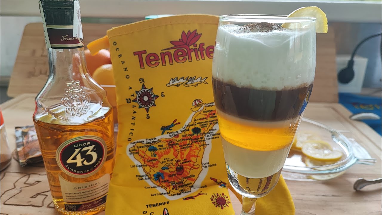 Kávékülönlegesség Teneriféről, Speciális likőrrel ízesítve, Barraquito
