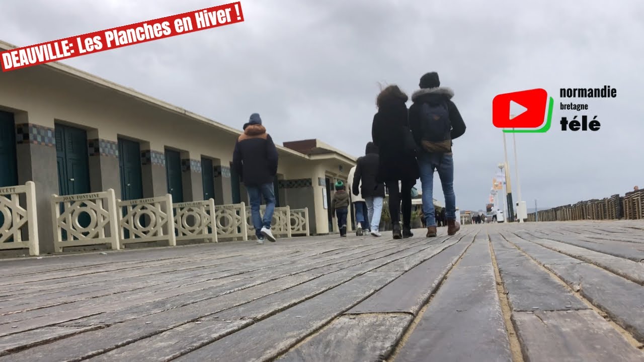 DEAUVILLE  |  Les Planches en Hiver  | Normandie Bretagne Télé