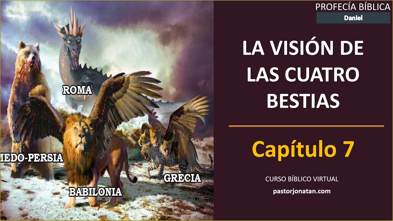 DANIEL 7:1-28 | LAS CUATRO BESTIAS | PROFECÍA BÍBLICA | Pastor Jonatán